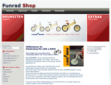 Tablet Screenshot of funrad.de